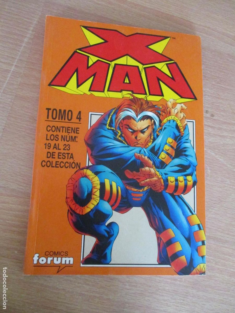 C&oacute;mics: MARVEL- X MAN- FORUM.- TOMO 4- N&Uacute;MEROS 19 AL 23- RETAPADOS