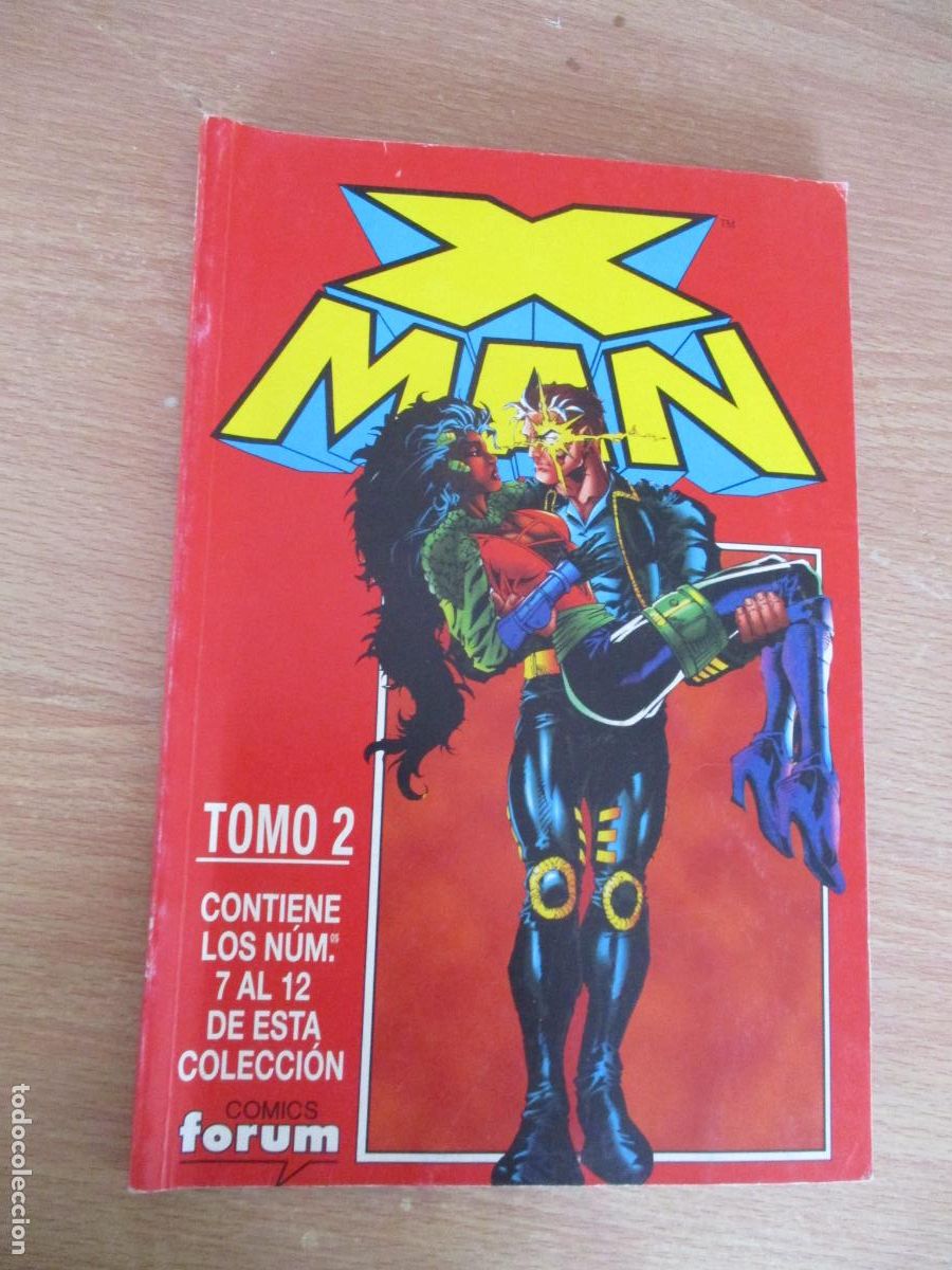 C&oacute;mics: MARVEL- X MAN- FORUM.- TOMO 2- N&Uacute;MEROS 7 AL 12- RETAPADOS
