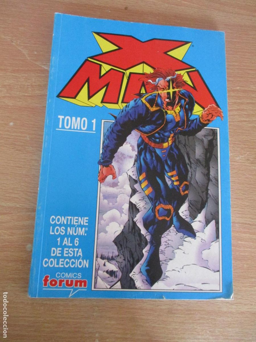 C&oacute;mics: MARVEL- X MAN- FORUM.- TOMO 1- N&Uacute;MEROS 1 AL 6- RETAPADOS