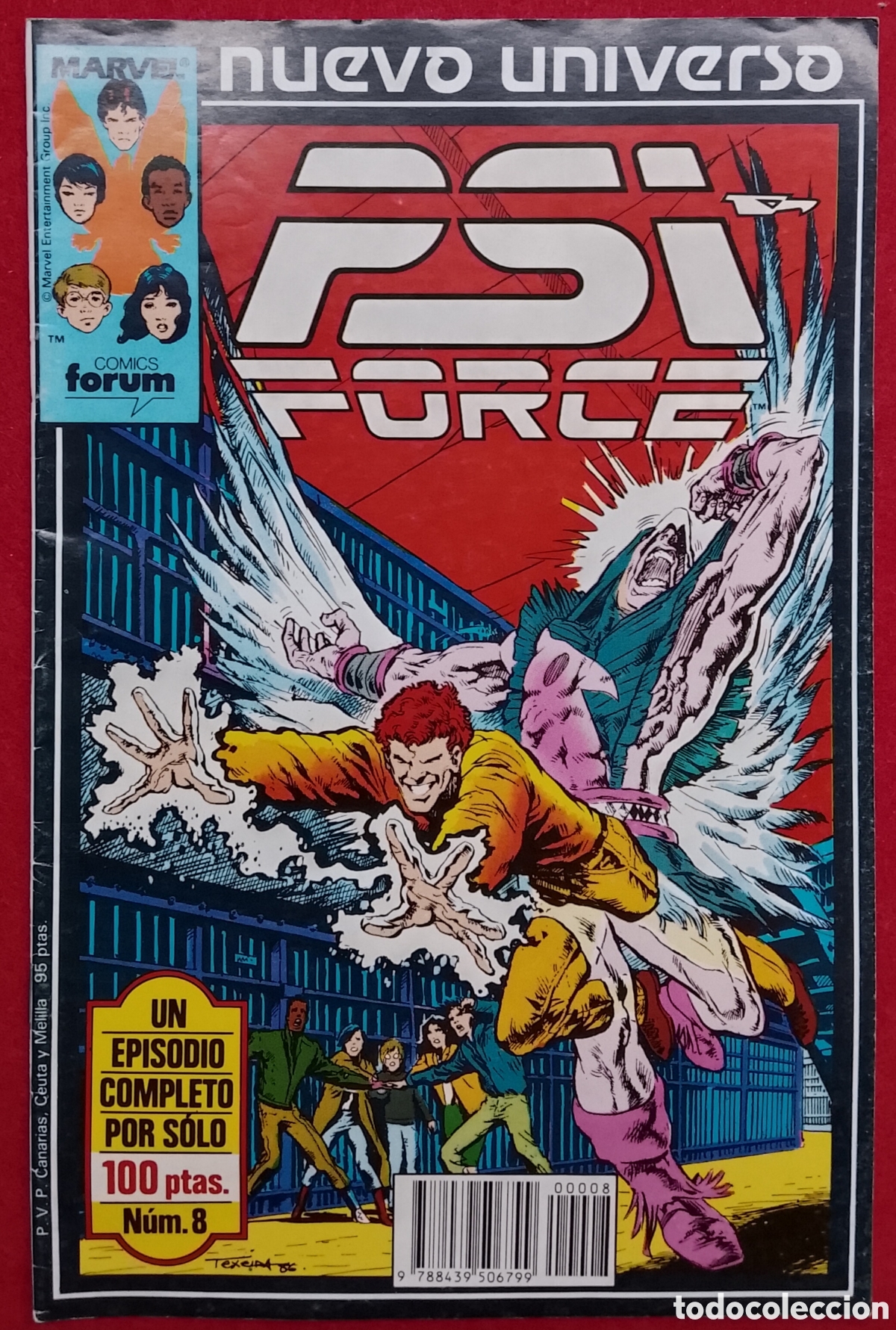 C&oacute;mics: C&oacute;mic Psi-Force N&ordm; 8 - Nuevo Universo Marvel - Editorial Forum (1988)