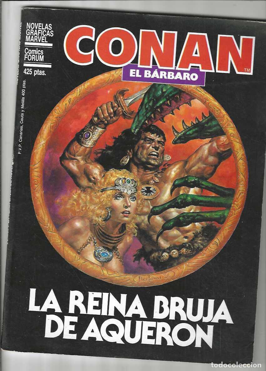 C&oacute;mics: NOVELAS GRAFICAS CONAN: LA REINA BRUJA DE AQUERON - TOMO FORUM - ESTADO NORMAL