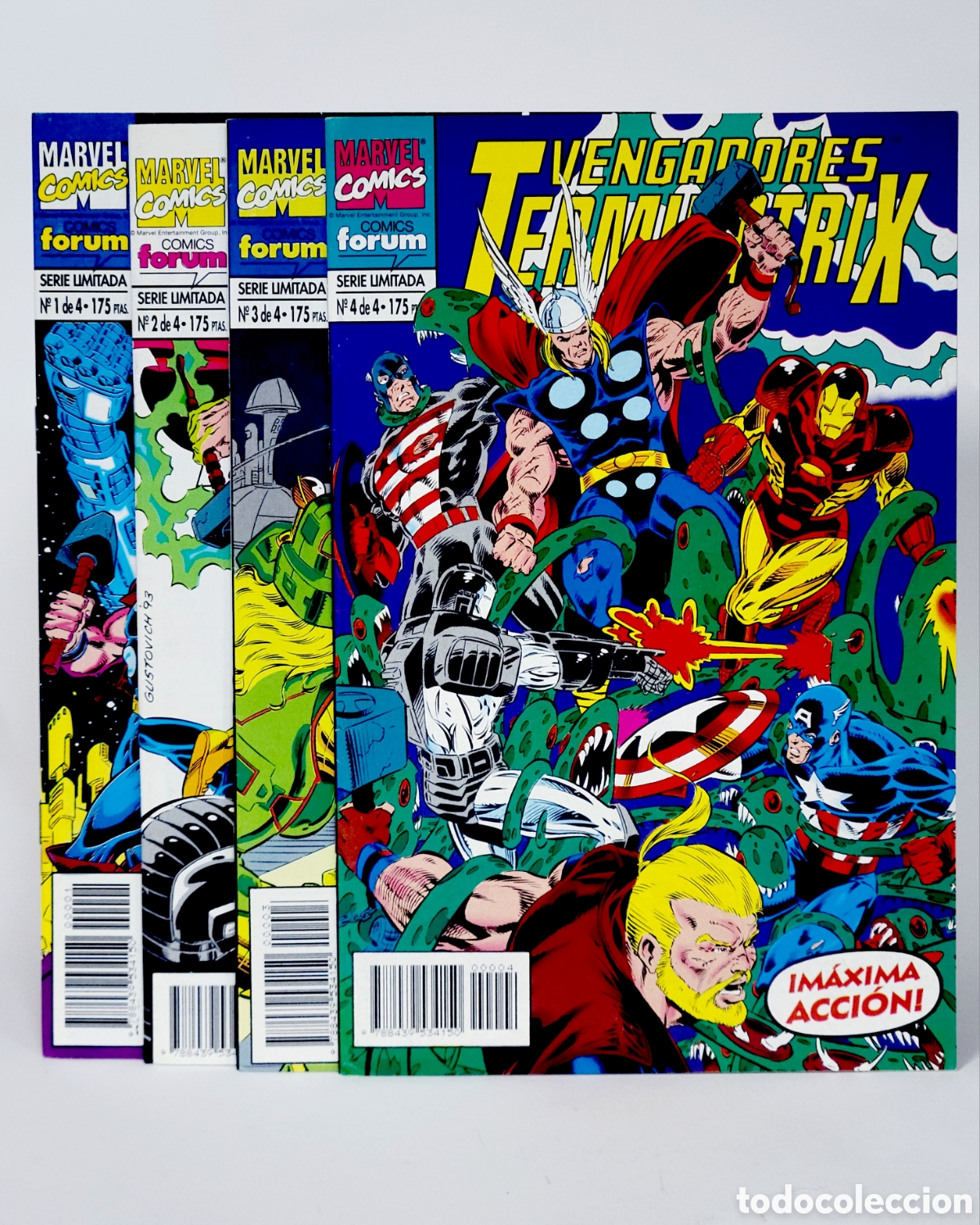 C&oacute;mics: COLECCION COMPLETA VENGADORES TERMINATRIX FORUM MARVEL GRAPA DE KIOSCO