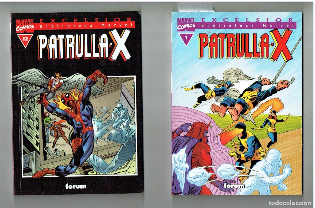 C&oacute;mics: BIBLIOTECA MARVEL COMICS. EXCELSIOR. PATRULLA X. 12 NROS. &iexcl;&iexcl;COMPLETA!!. FORUM. (B/4 RUM )