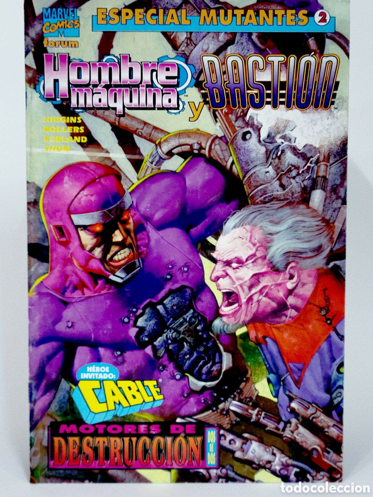 C&oacute;mics: C&Oacute;MIC ESPECIAL MUTANTES HOMBRE M&Aacute;QUINA BASTION FORUM MARVEL GRAPA MUY BUEN ESTADO