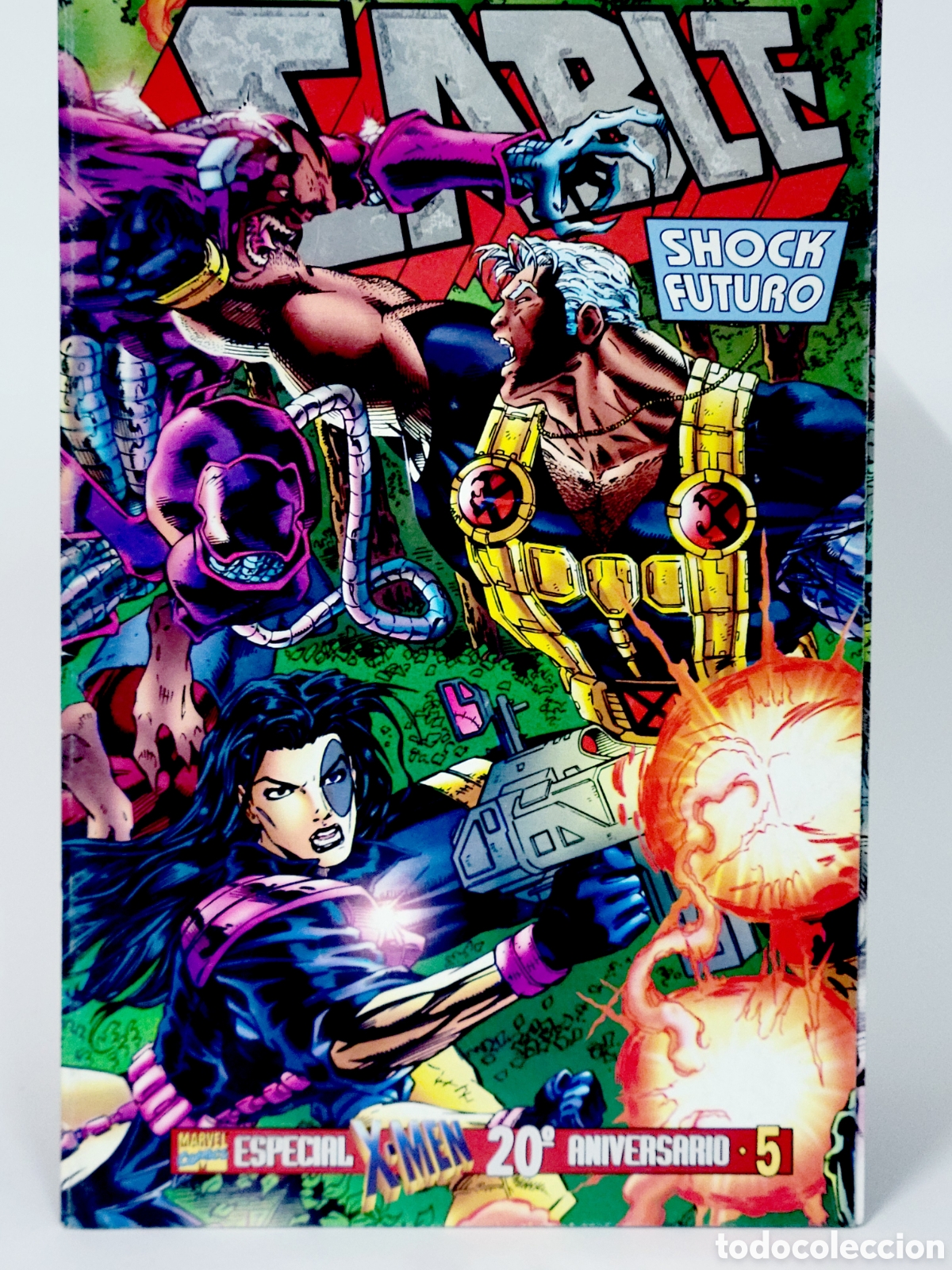C&oacute;mics: C&Oacute;MIC CABLE 5 SHOCK FUTURO VOL.2 FORUM MARVEL GRAPA VOLUMEN MUY BUEN ESTADO