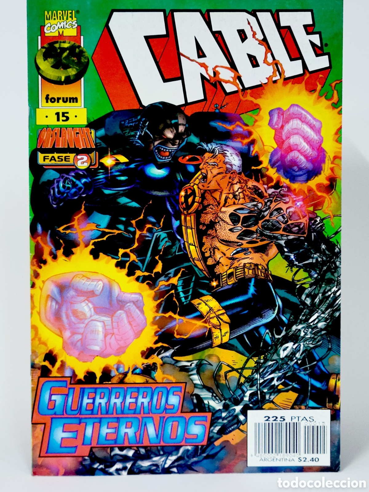 C&oacute;mics: C&Oacute;MIC CABLE 15 GUERREROS ETERNOS VOL.2 FORUM MARVEL GRAPA VOLUMEN CASI EXCELENTE ESTADO