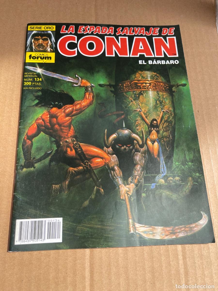 C&oacute;mics: LA ESPADA SALVAJE DE CONAN *** el devorador de almas ** serie oro ***num 134 PERFECTO
