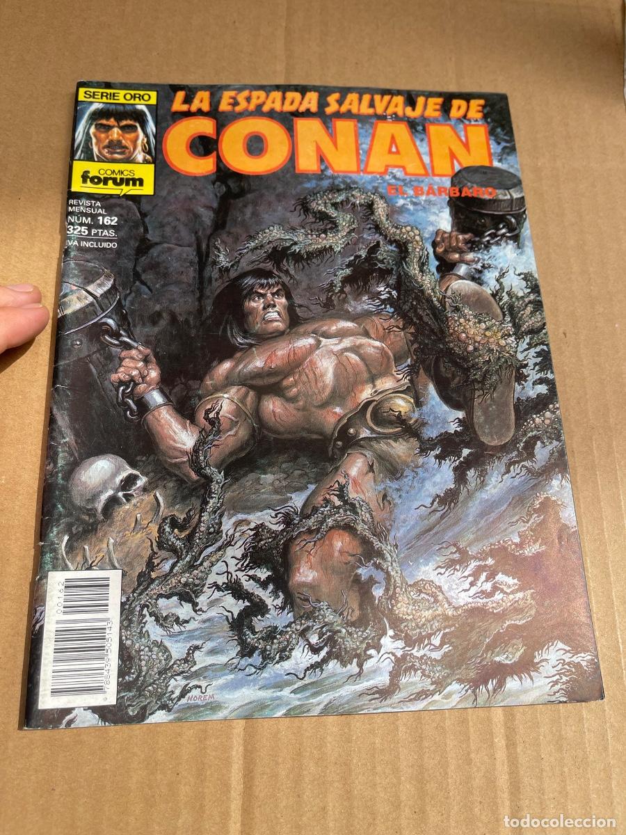 C&oacute;mics: La espada salvaje de Conan n&ordm; 162, 1&ordf; edici&oacute;n, Serie Oro, ed. Forum Marvel, Muy buen estado