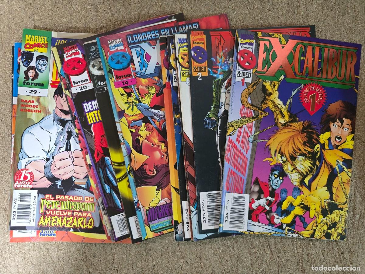 C&oacute;mics: Excalibur Vol.2 Lote de 26 Comics.Marvel.Forum