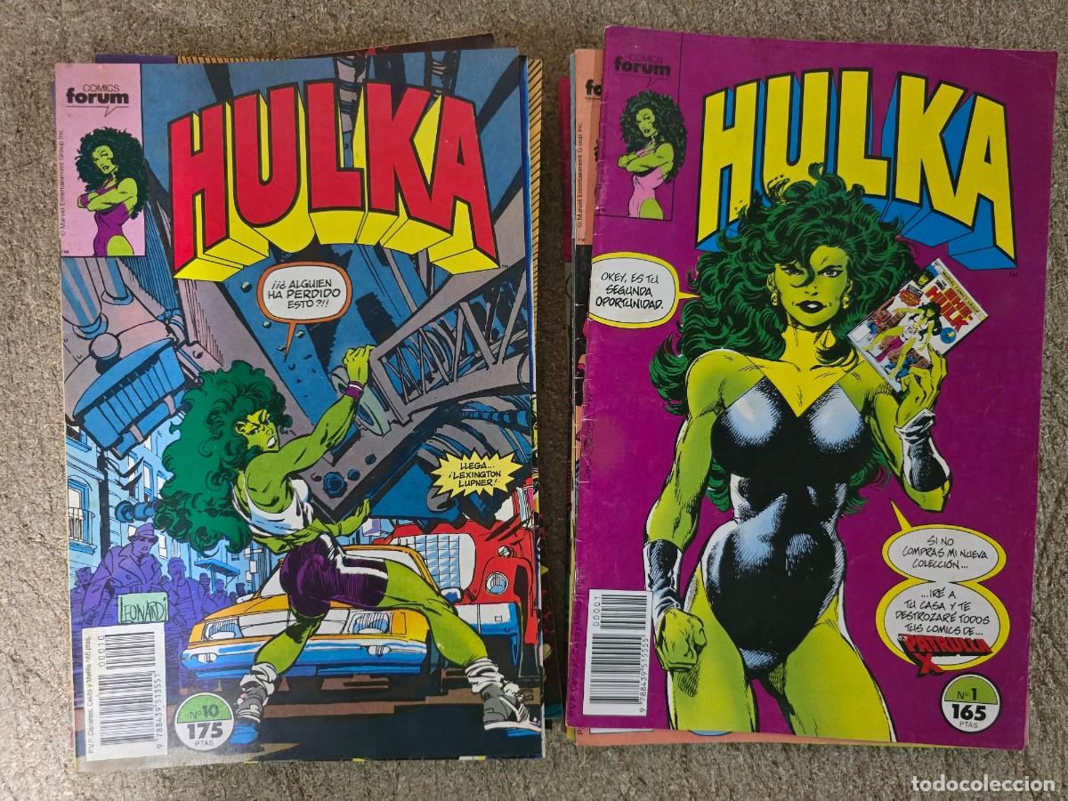 C&oacute;mics: Hulka. Lote de 23 Comics.Marvel.Forum