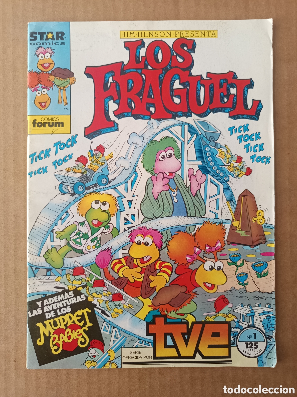C&oacute;mics: Jim Henson Presenta Los Fraguel n&ordm;1 (Forum/Star C&oacute;mics, 1986). Con los Muppet Babies.