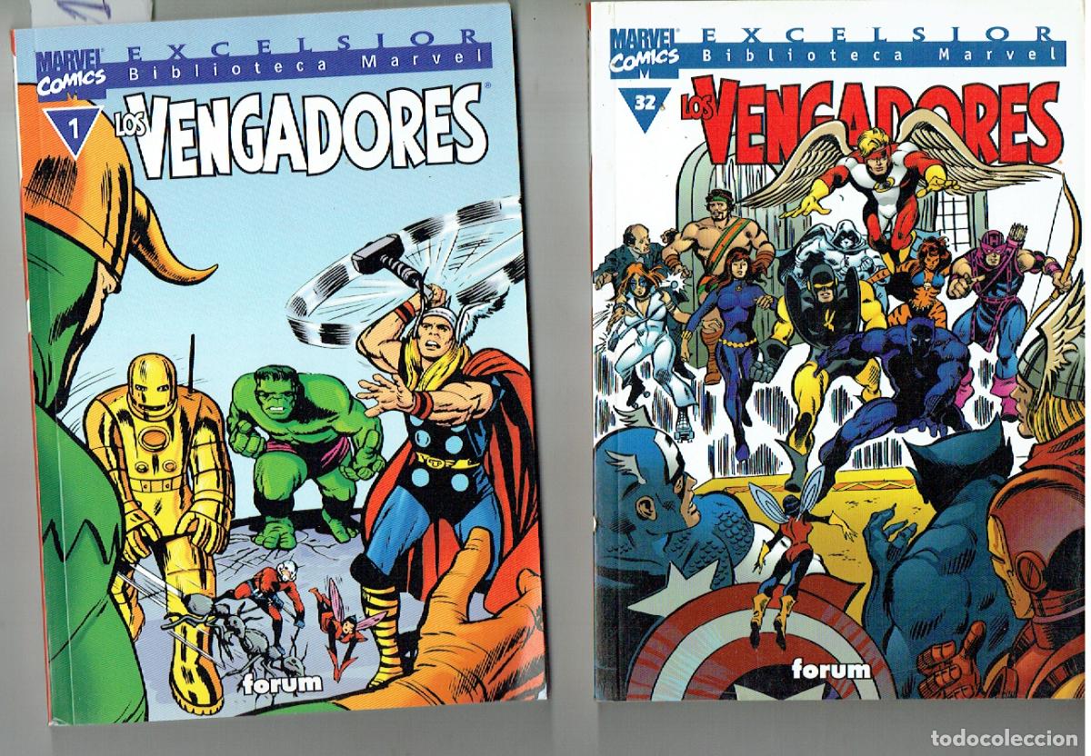 C&oacute;mics: BIBLIOTECA MARVEL COMICS FORUM. LOS VENGADORES. &iexcl;&iexcl; COMPLETA !!. 22 NROS. (RF.B/1. RUM)