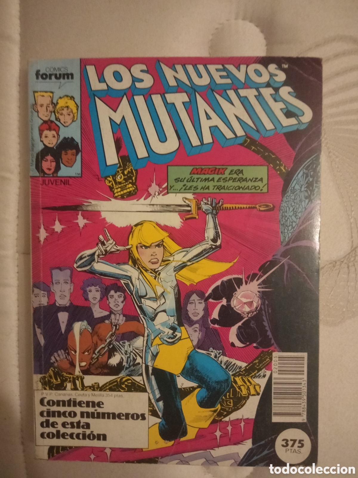C&oacute;mics: Los nuevos mutantes nos 36,37,38,39,40