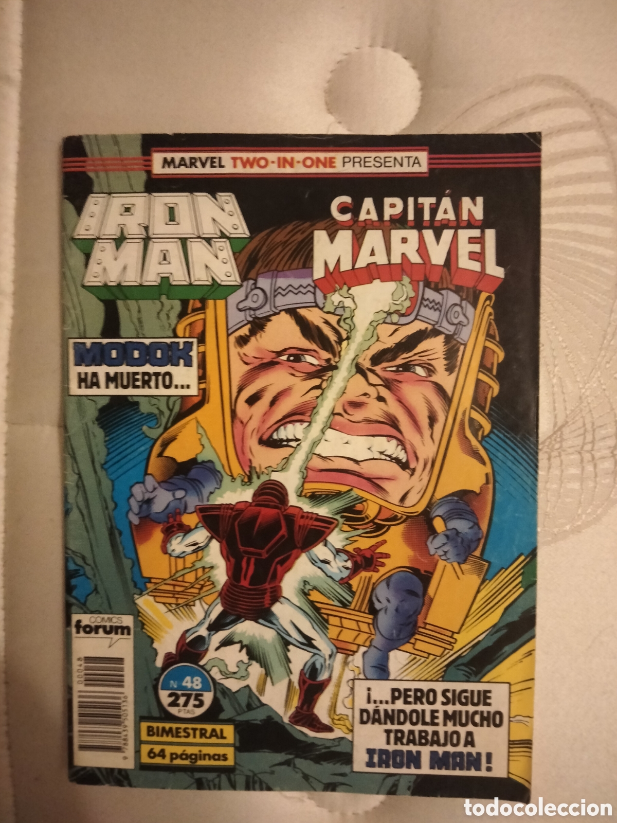 C&oacute;mics: Iron man y capit&aacute;n Marvel n48 - Foto 1