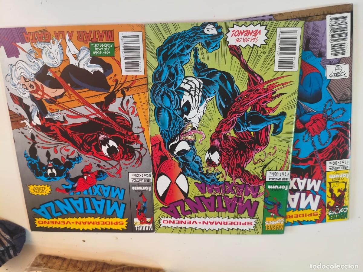 C&oacute;mics: Matanza M&aacute;xima Forum 7 n&uacute;meros Completa Spiderman Veneno Forum - Foto 3