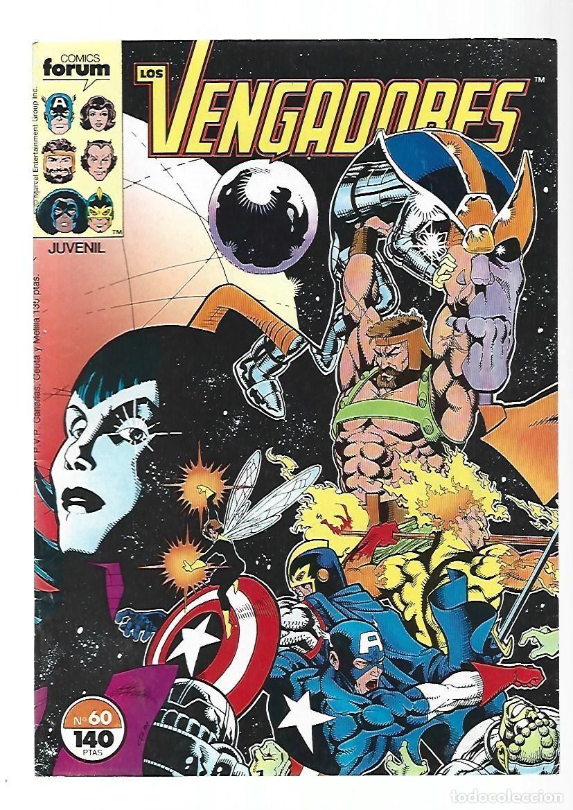 C&oacute;mics: Los Vengadores, 60, 1988, Forum, muy buen estado