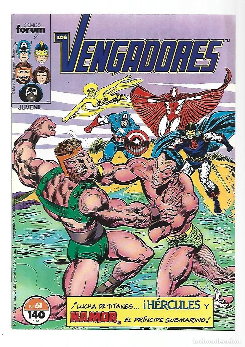 C&oacute;mics: Los Vengadores, 61, 1988, Forum, muy buen estado