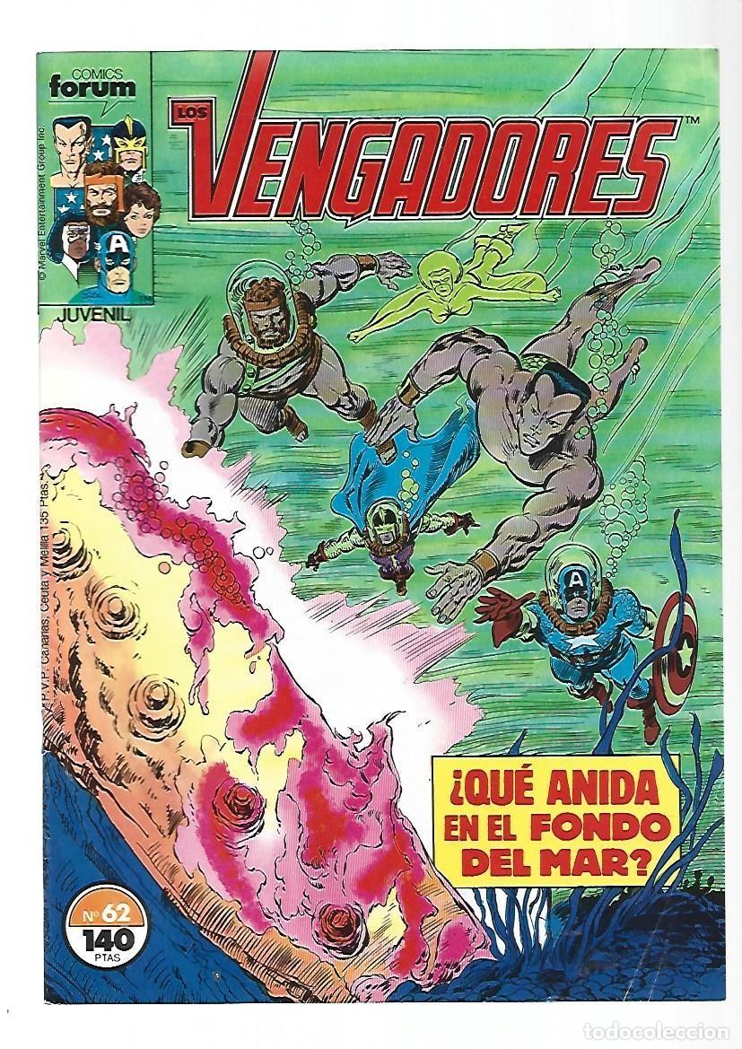 C&oacute;mics: Los Vengadores, 62, 1988, Forum, muy buen estado