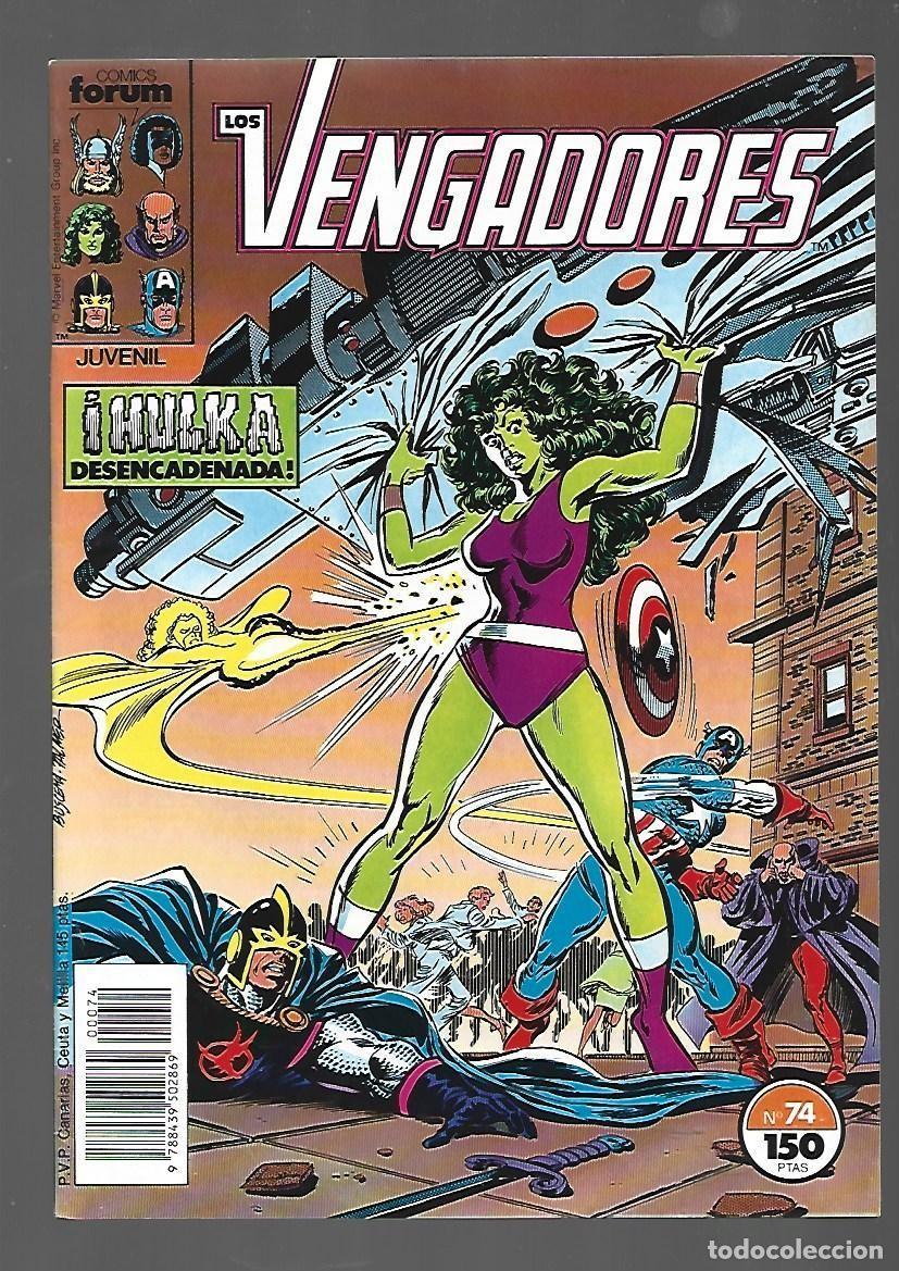 C&oacute;mics: Los Vengadores, 74, 1989, Forum, muy buen estado