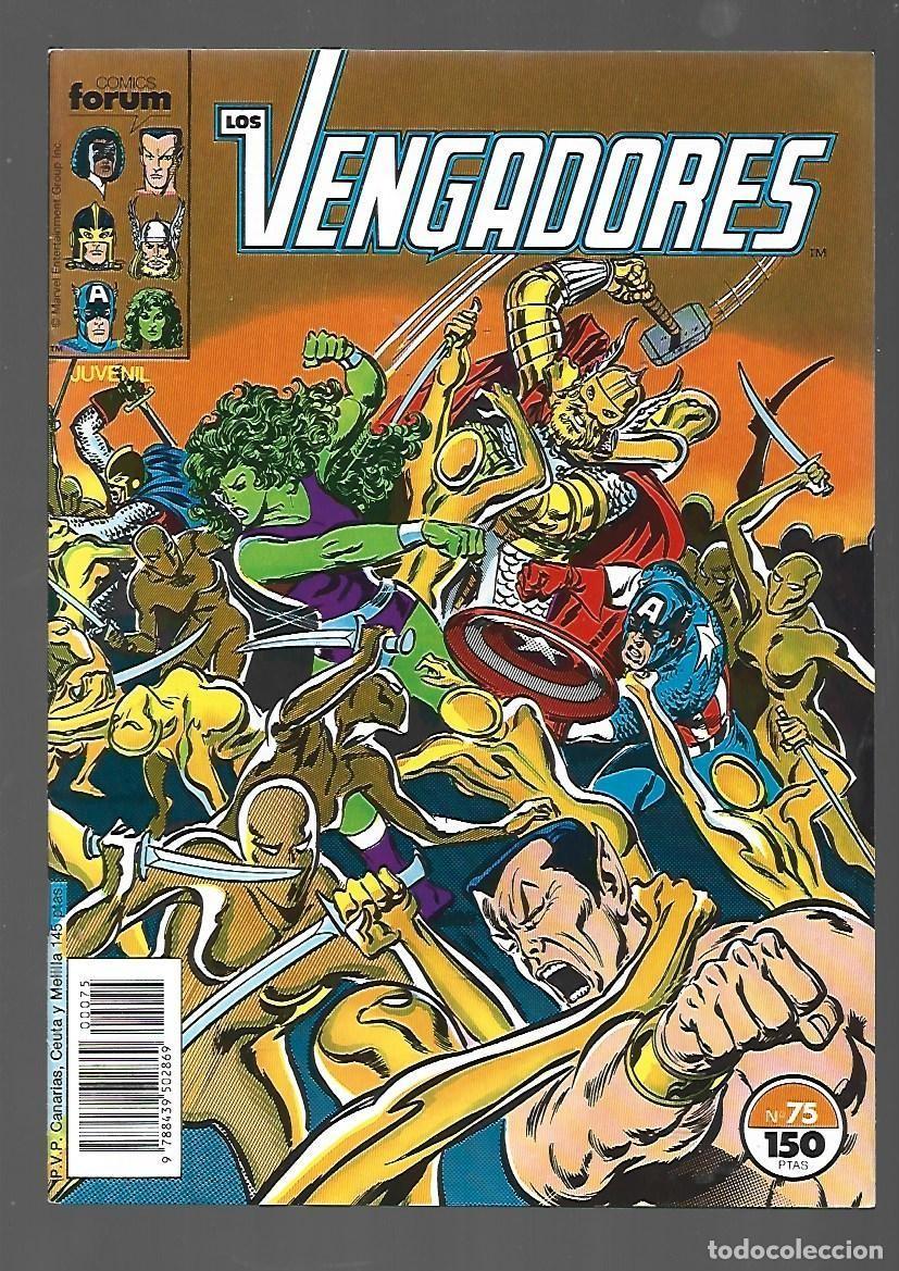 C&oacute;mics: Los Vengadores, 75, 1989, Forum, muy buen estado