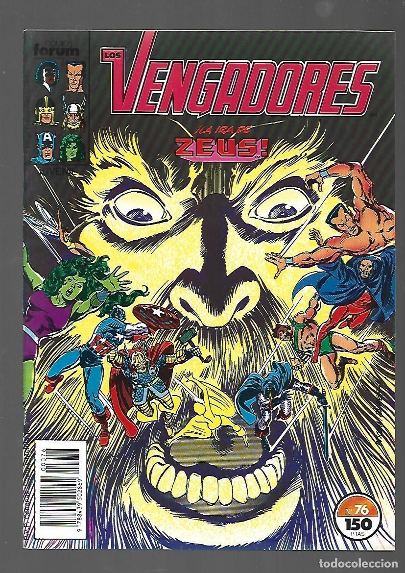 C&oacute;mics: Los Vengadores, 76, 1989, Forum, muy buen estado