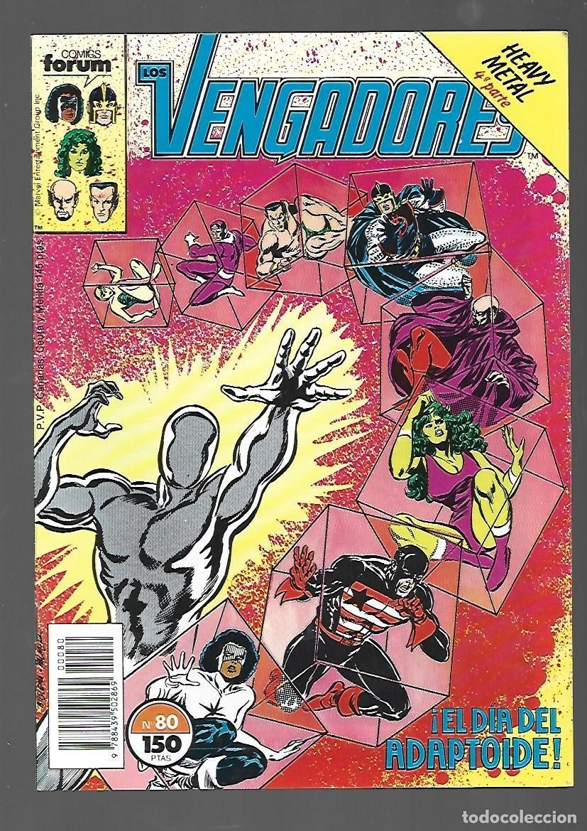 C&oacute;mics: Los Vengadores, 80, 1989, Forum, muy buen estado