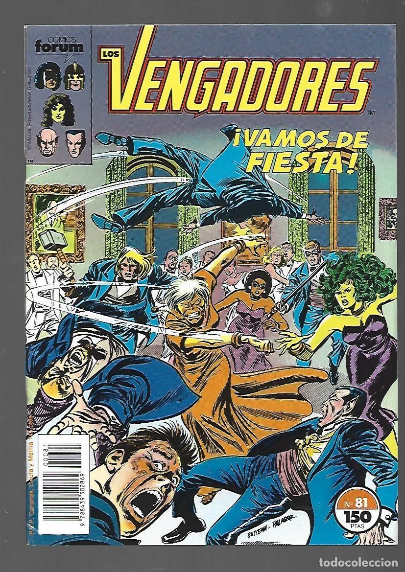 C&oacute;mics: Los Vengadores, 81, 1989, Forum, muy buen estado