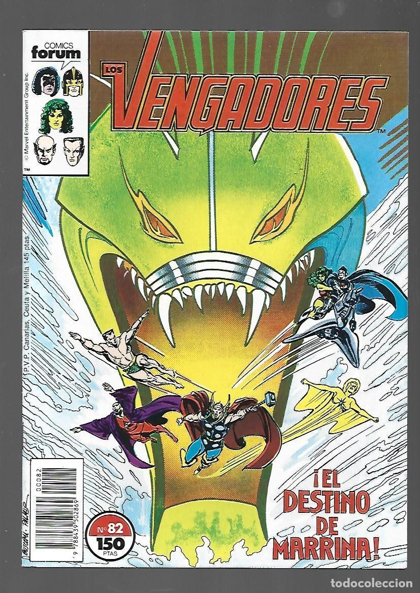 C&oacute;mics: Los Vengadores, 82, 1989, Forum, muy buen estado