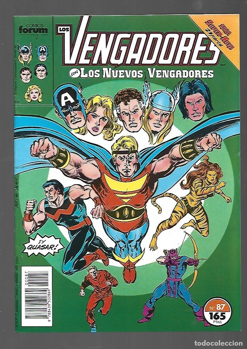 C&oacute;mics: Los Vengadores, 87, 1990, Forum, muy buen estado