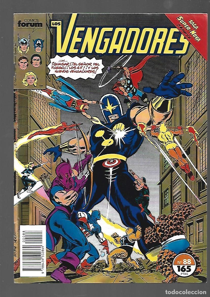 C&oacute;mics: Los Vengadores, 88, 1990, Forum, muy buen estado