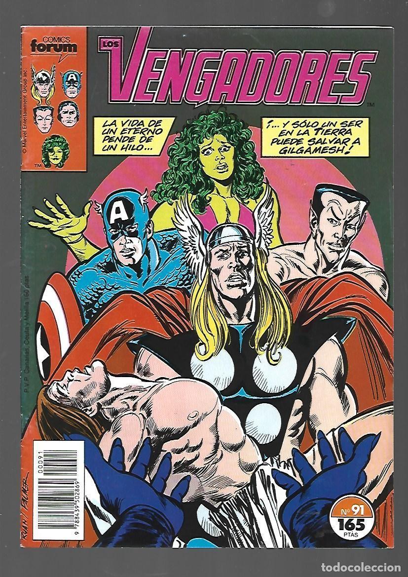 C&oacute;mics: Los Vengadores, 91, 1990, Forum, muy buen estado