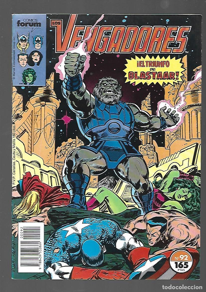 C&oacute;mics: Los Vengadores, 92, 1990, Forum, muy buen estado