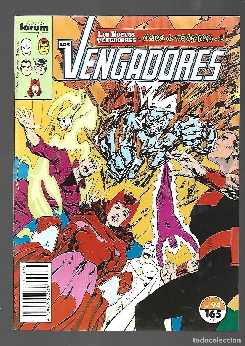 C&oacute;mics: Los Vengadores, 94, 1990, Forum, muy buen estado