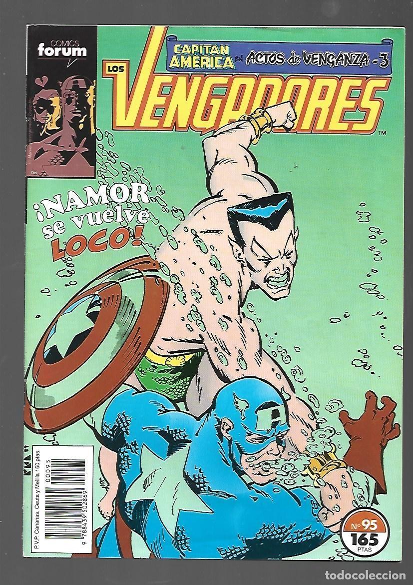 C&oacute;mics: Los Vengadores, 95, 1990, Forum, muy buen estado