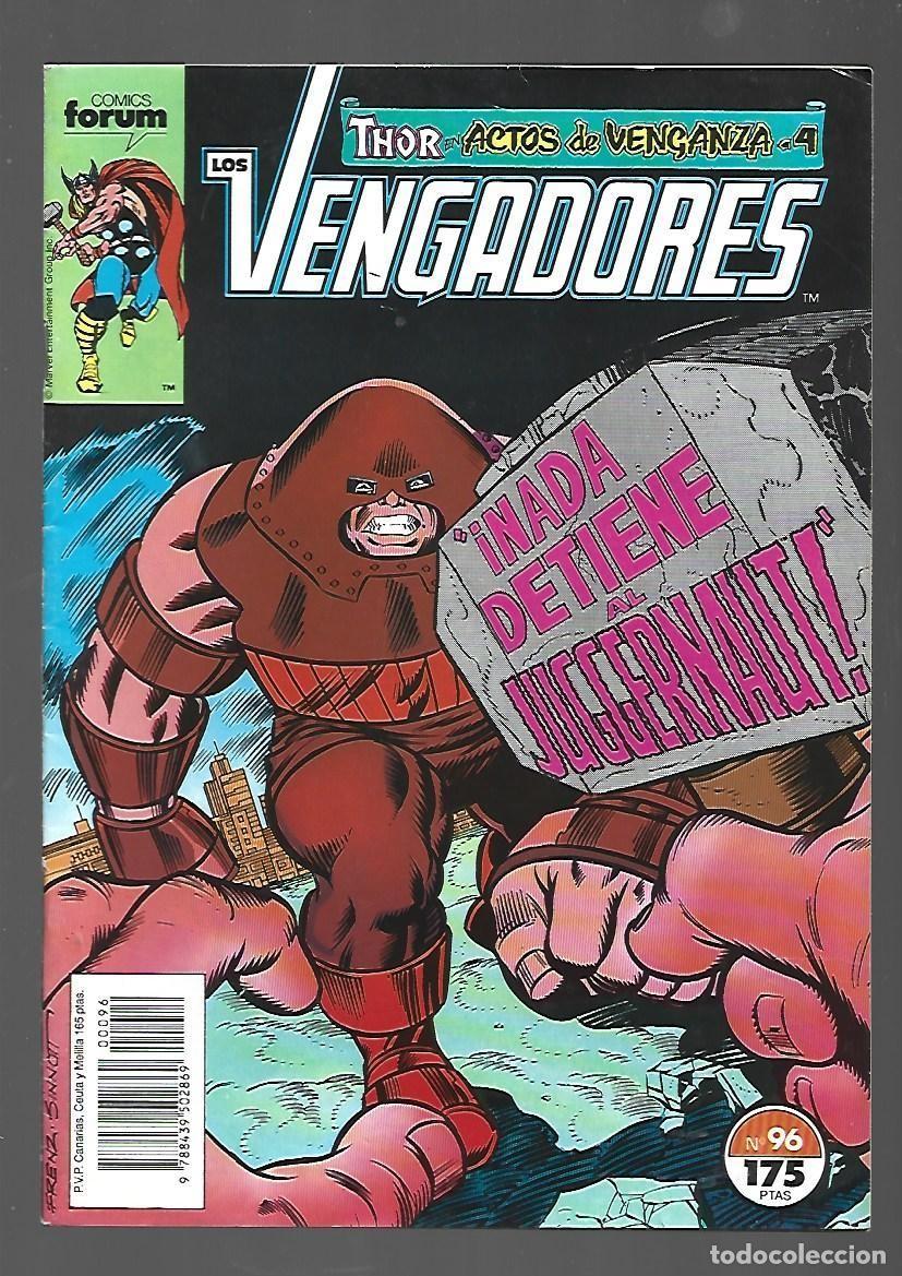 C&oacute;mics: Los Vengadores, 96, 1991, Forum, muy buen estado