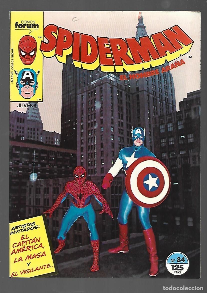 C&oacute;mics: Spiderman, 84, 1986, Forum, muy buen estado. Con poster