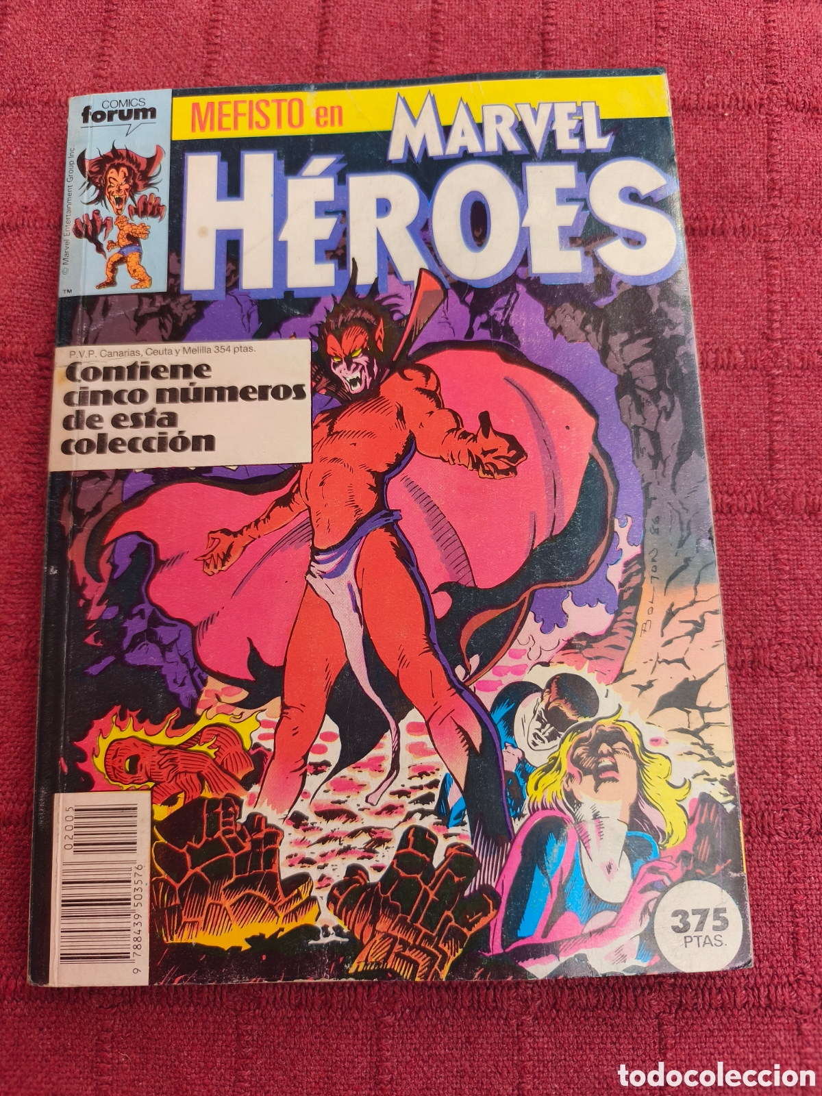C&oacute;mics: MEFISTO EN MARVEL H&Eacute;ROES RETAPADO CON 5 N&Uacute;MEROS DE ESTA COLECCI&Oacute;N COMICS FORUM