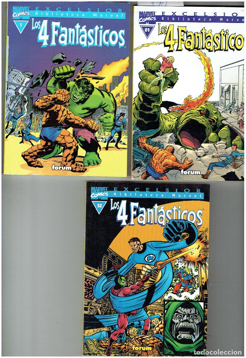 C&oacute;mics: MARVEL COMICS. LOS 4 FANTASTICOS. &iexcl;&iexcl;COMPLETA!!. 35 EJEMPLARES. FORUM. (B/9 RUM).