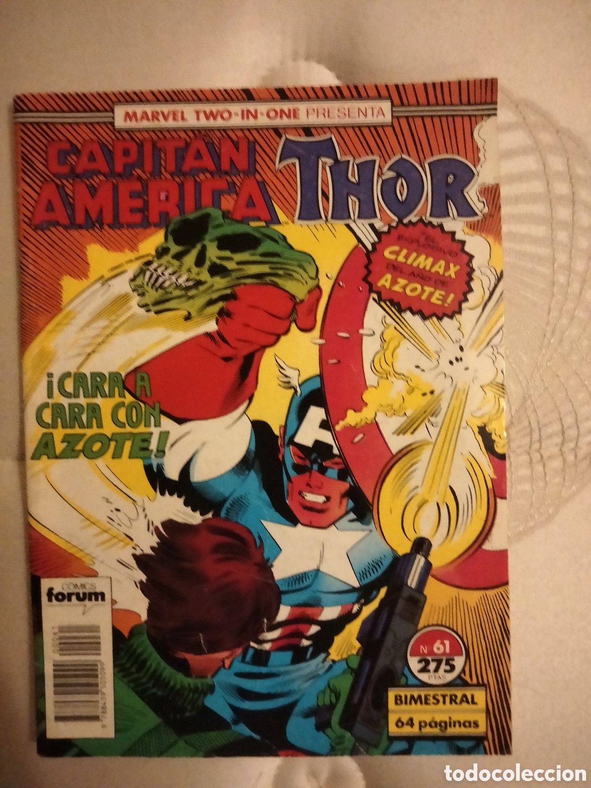 C&oacute;mics: Capit&aacute;n Am&eacute;rica y Thor n61