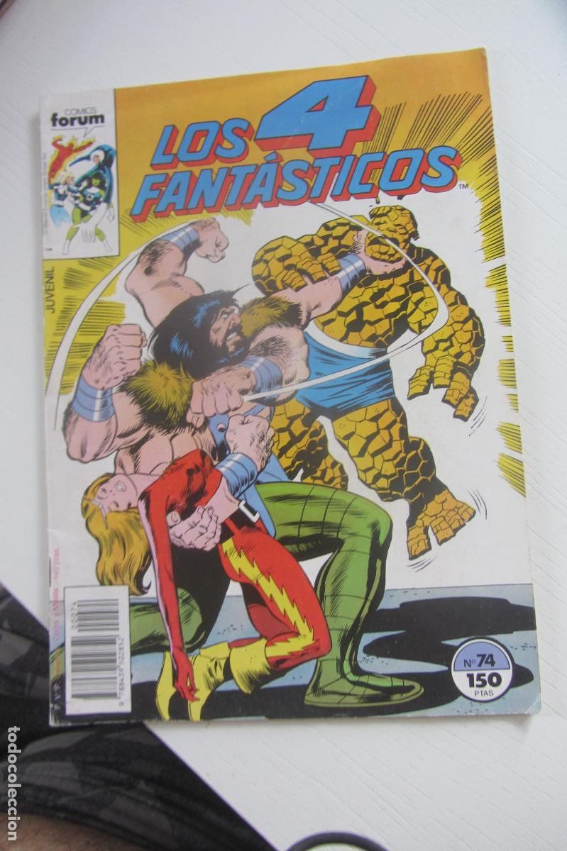 C&oacute;mics: LOS 4 FANTASTICOS. N&ordm; 74. 1984. VOLUMEN 1. EDITORIAL FORUM arx322