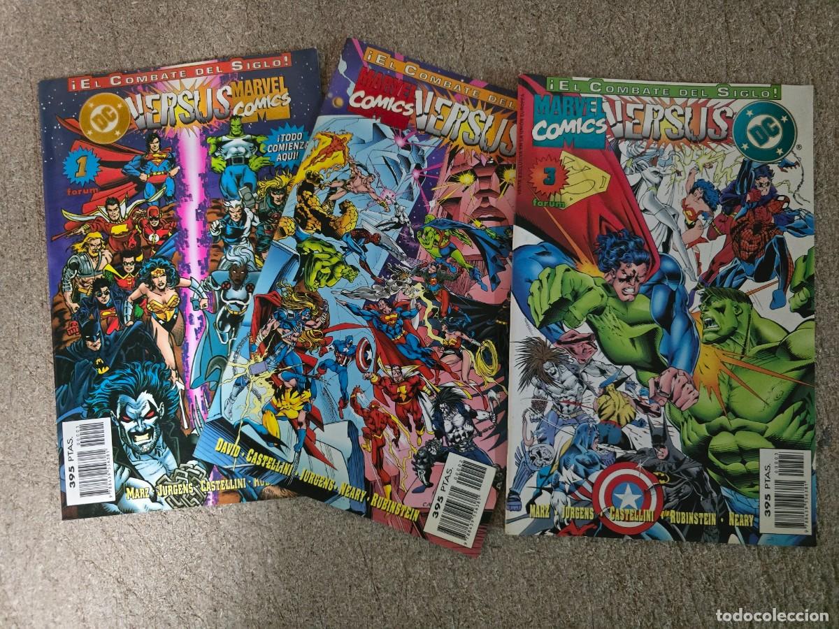 C&oacute;mics: Marvel Comics Versus DC,Lote 3 comics.Forum