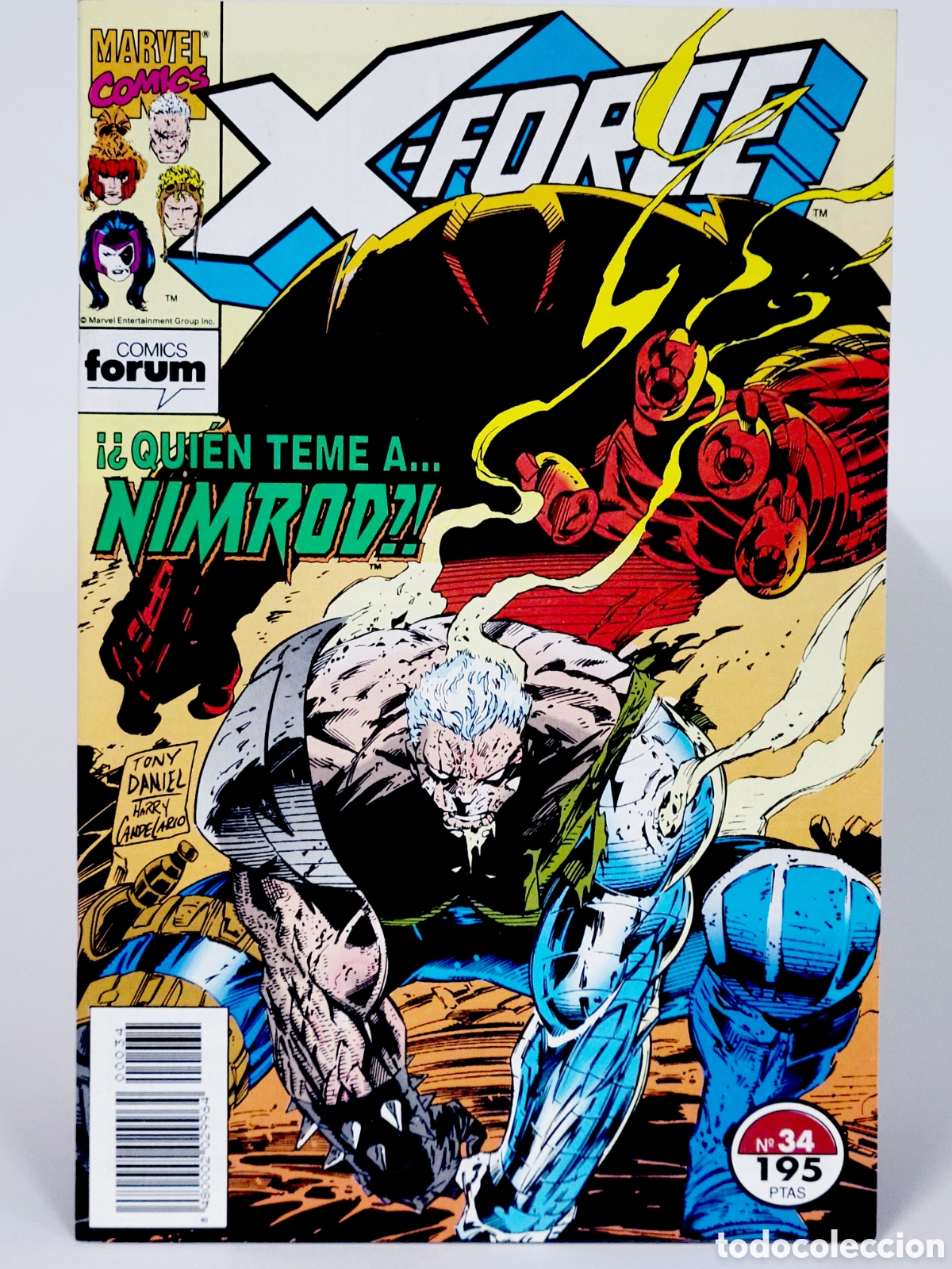 C&oacute;mics: C&Oacute;MIC X-FORCE 34 VOL.1 FORUM MARVEL GRAPA VOLUMEN DE KIOSCO - Foto 3
