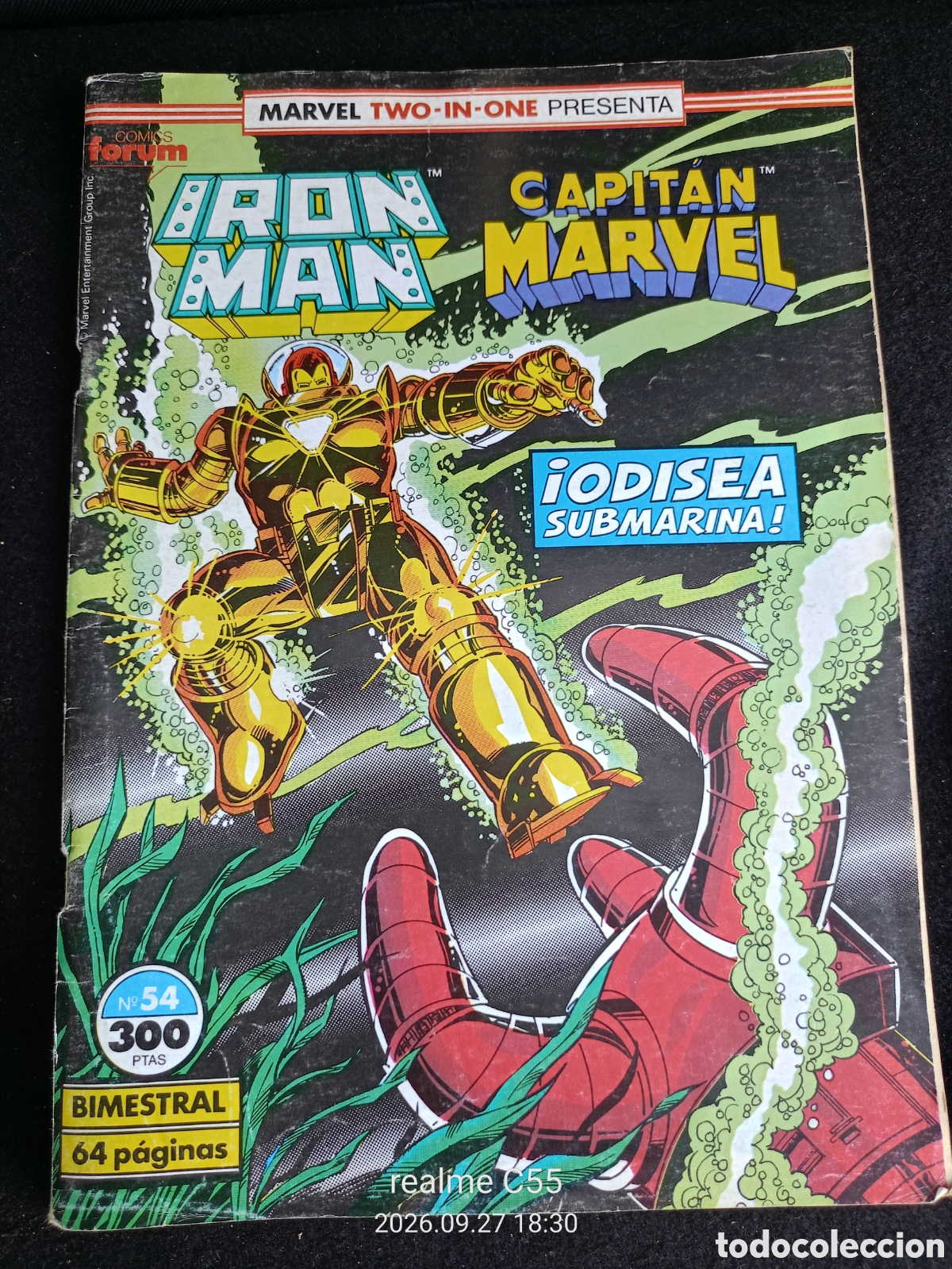 Comics: MARVEL TWO IN ONE IRON MAN / CAPITAN MARVEL 54. FORUM