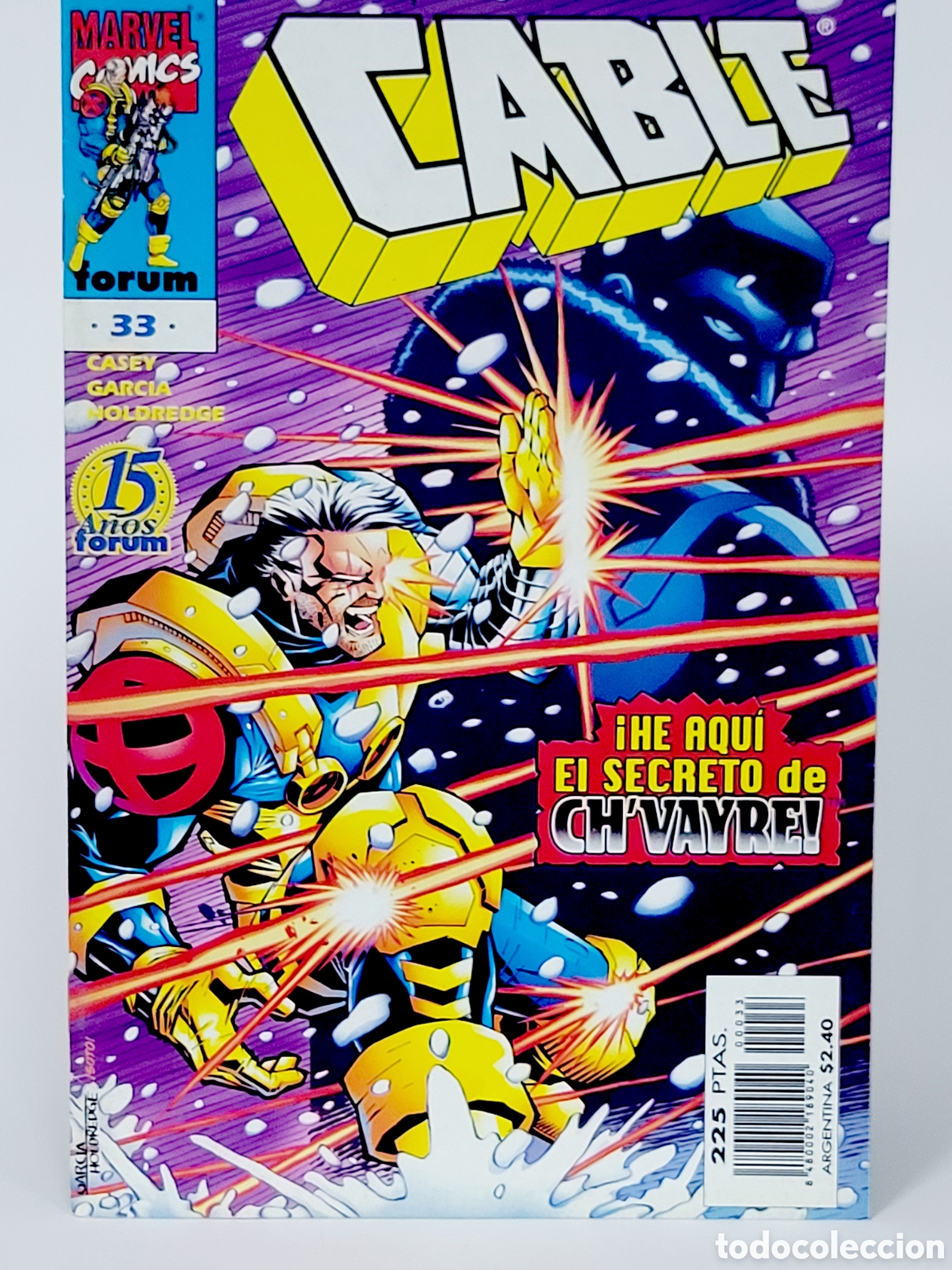 C&oacute;mics: C&Oacute;MIC CABLE 33 VOL.2 FORUM MARVEL GRAPA VOLUMEN EXCELENTE ESTADO - Foto 1