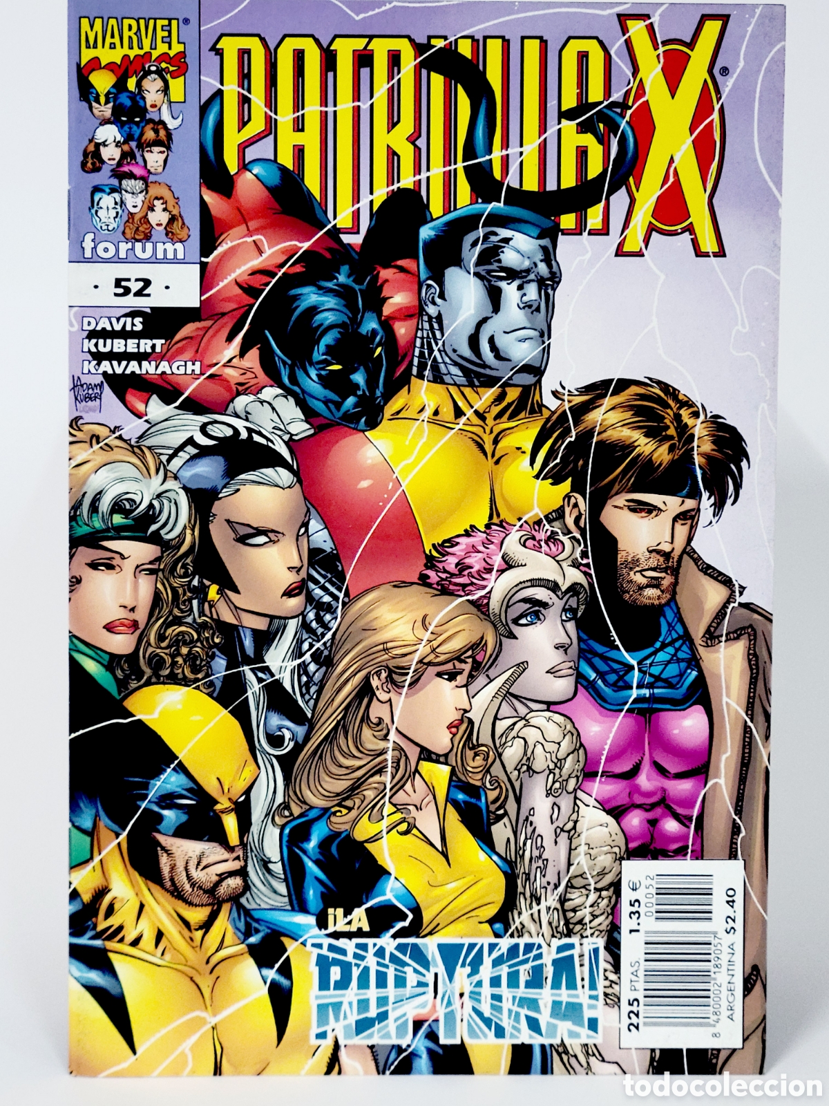 C&oacute;mics: C&Oacute;MIC PATRULLA-X 52 VOL.2 FORUM MARVEL GRAPA VOLUMEN DE KIOSCO