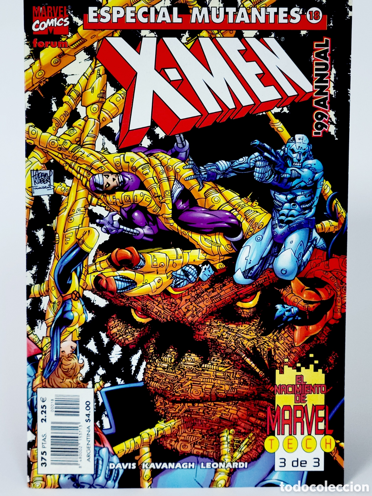 C&oacute;mics: C&Oacute;MIC X-MEN 18 ESPECIAL MUTANTES 99 ANUAL METAL&Uacute;RGIA EXTRA FORUM MARVEL GRAPA DE KIOSCO