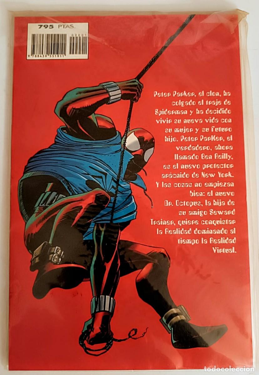 C&oacute;mics: Ara&ntilde;a Escarlata: Mortalidad Virtual (Tomo 1) - Marvel Comics Forum 1996 - MINT - Foto 2