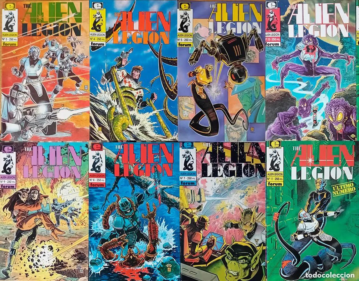 Comics: comic THE ALIEN LEGION - MUY BUEN ESTADO - n&ordm; 3 - 4 - 5 - 6 - 7 - 8 - 9 - 10 - 11