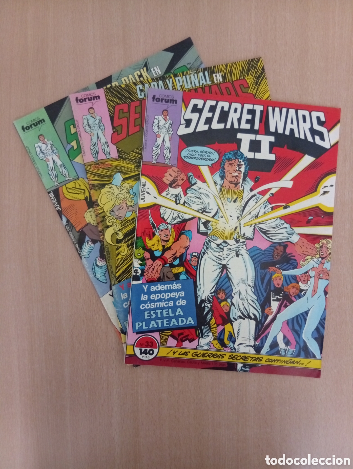 C&oacute;mics: SECRET WARS II. N&ordm; 33-34-35