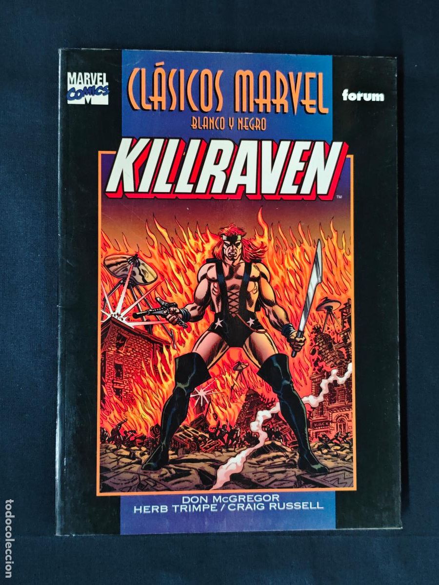 C&oacute;mics: CLASICOS MARVEL - BLANCO Y NEGRO - KILLRAVEN - FORUM